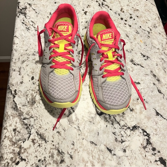 Nike Shoes - Nike Gray and Pink Athletic Shoes